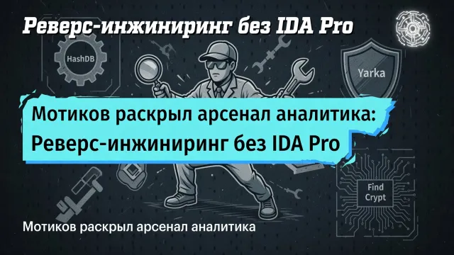 Реверс-инжиниринг без IDA Pro. Мотиков раскрыл арсенал аналитика